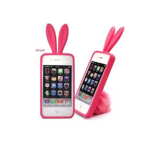 Mobile phone TPU rabito protective case for Iphone 4G