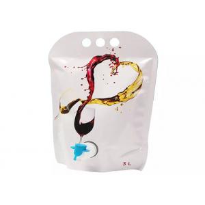 China BPA Free Bib Bag In Box Aluminum Dispenser Wine Packing With Tap supplier