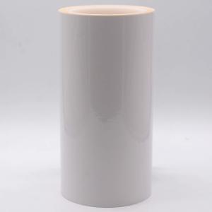 China 1 Mil Gloss Blanco Adhesivos Permanentes de Polyimida con vidriera wholesale