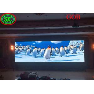 China Fixed Led Display video wall led tv backdrop GOB COB technology with CE ROHS FCC CB Certificates supplier