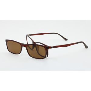 Unisex Clip-on Sunglasses Polarized Frameless Rectangle Lens Flip Up Clip on Prescription Sunglasses Eyeglass