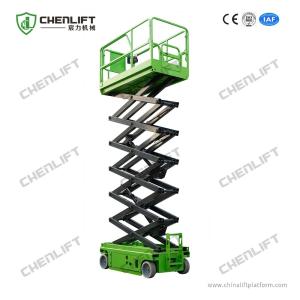 China Electric Man Lift 10 Meters, Self propelled Scissor Lift MEWP With Extendable Platform wholesale
