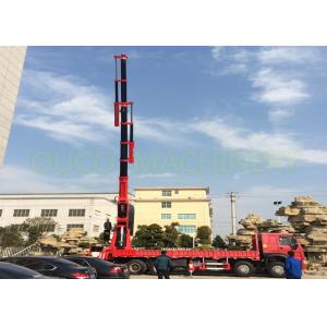 China Semi - Knuckle Boom Truck Mounted Boom Crane , Heavy Duty Truck Mounted Crane supplier