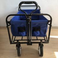 China Collapsible Foldable Wagon, Beach Cart Large Capacity, Collapsible Wagon for Sports, Shopping, Camping on sale