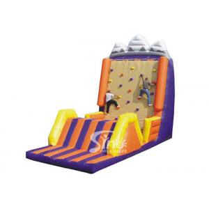 China Customized commercial giant inflatable climbing rock wall for entertainment supplier
