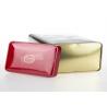 Airtight Rectangular Tea Storage Containers Red And Gold 0.23 MM Safe Recyclable