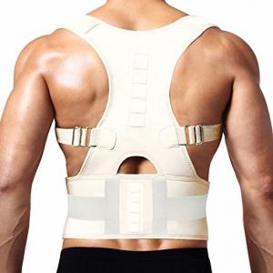 S-XXL size clavicle brace for posture elastic back support belt with magnets