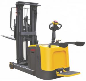 Load Capacity 1 2 Ton Narrow Aisle Lift Trucks Forwarding Mast Stand Up Reach Forklift For Sale Reach Truck Forklift Manufacturer From China 109058659