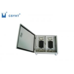 China Metal wall munted fiber optic distribution box 24FO for outdoor using supplier