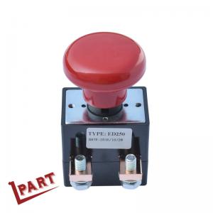 China Electric Forklift Mushroom Emergency Stop Button ED250 96V 250A supplier