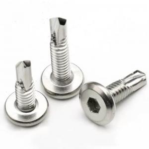China Hex Socket Flat Head Self Drilling Screws Factory Price Stainless Steel With Tapping Screw supplier