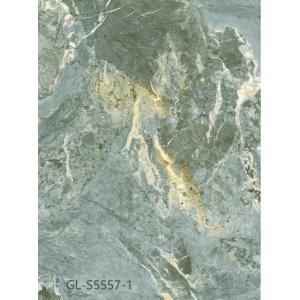 Spruce Green Marble Vinyl Flooring Seamless Scratch Resistant GKBM Greenpy GL-S5557-1