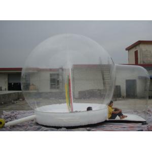 Inflatable Bubble Snow Globe With Snow Decoration