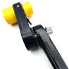 China Waterworks Ratchet Wrenches Adjustable Pivot Blue Handle Double Hex Socket 1-1/4" x 1-1/16" for Lineman Power Line Tools wholesale