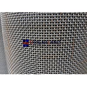 Square Decorative Woven Wire Mesh Sheets Customized Alkali Resistance