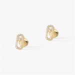 Luxury Jewelry Collections for Women Messika 18K Yellow Gold Move Uno Diamond Earrings