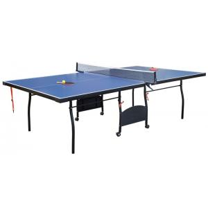 Professional Ping Pong Table For Family , 9 FT Portable Table Tennis Table With Steel Leg