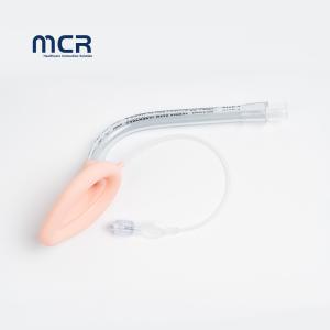 Flexible Tube Curved Laryngeal Mask Airway with Soft Cuff Liquid Silicone PVC Materia