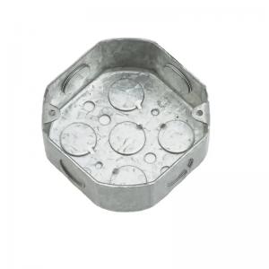 Concealed Galvanised Steel Junction Box Small Metal Electrical Box Customized