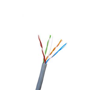 China Low Attenuation Cat5 Cat5e Lan Cable With PVC / PE /  LSZH Jacket supplier