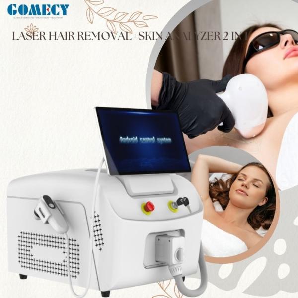 Gomecy 2025 Modèle Chaud Barre de diodes laser haute puissance 808nm 755 1064 pour traitements de peau professionnels avec analyseur de peau