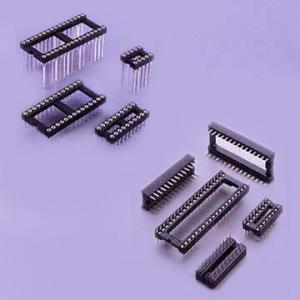 China IC Sockets Available with Stamped Pins and Machined Pins on sale 