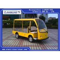 China 2 Seater  Golf Cart  Yellow  ADC 48V 5KW Acim Electric Utility Carts Luggage Cart on sale