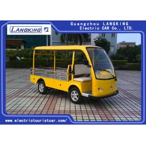 China 2 Seater  Golf Cart  Yellow  ADC 48V 5KW Acim Electric Utility Carts Luggage Cart supplier