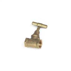 Water Heater Service Oem Brass Stop Valve Nickel Plating Corrosion Proof