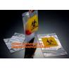 China Cytotoxic Waste Bags, Hazadous Waste Disposal Chemotherapy Waste Bags Zipper Enclosure With Pouch wholesale