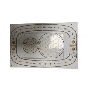 China Aluminum White Print LED PCB Board 1.5mm Thickness 1oz Copper RoHS Approval supplier