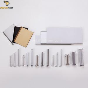 China J Type Skirting Aluminium Profile , Skirting Moulding Profiles For Wall Corner supplier