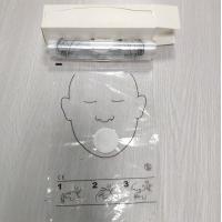 China Cpr Face Mask One Way Valve Disposable Uses First Aid Training Keyring Cover Roll on sale