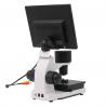 A33.0220 Biological Microscope With 8 Inch LCD 400x LED Light Angle Adjust