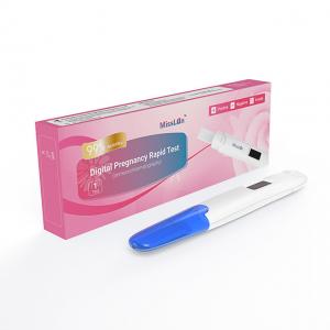 China FDA 510k CE ANVISA Digital Pregnancy Test Kit For OTC 25mIU/mL supplier