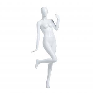Lifelike Muscles Female Full Body Mannequin Curvy Frosted Spray Paint