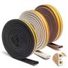 China Soundproofing D Type Sponge Rubber Foam Epdm Door Edging Self-adhesive Seal Strip wholesale