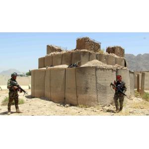 Mil Gabion Mesh Hesco Sandbags Fence Bastion Barrier Fill Wall Army Protection