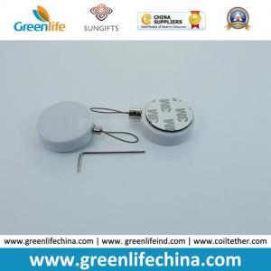 China Round Shape Retractable Pull Box Display Tether W/Cable Lock supplier