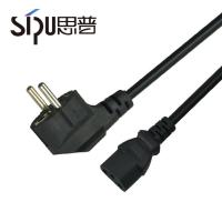 China 1.8mtrs EU Power Cord 220VAC European Extension Cords For Home Appliance on sale