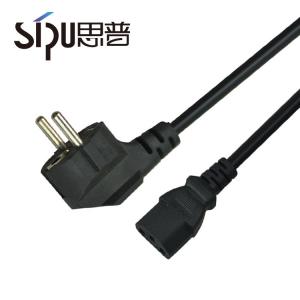 China 1.8mtrs EU Power Cord 220VAC European Extension Cords For Home Appliance supplier