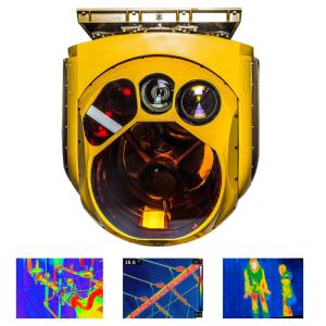 China OEM HXTS80 da função da congestão da câmera térmica infravermelha térmica do zangão da câmera do EO IR anti supplier