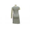 China Grey Full Length Ladies / Women'S Casual Dresses Cap Sleeve Maxi Dress Plus Size wholesale