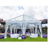 UV Resistant Wedding Event Tents With White Lining Curtain