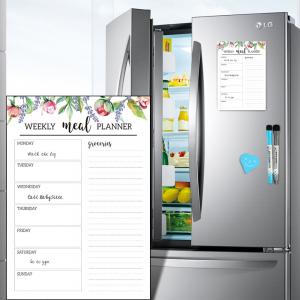 A3 A4 Magnetic Menu Planner White Board Bulletin Board For Kitchen