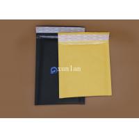 China Black Sealed Bubble Wrap Pouches , Recyclable Kraft Shipping Envelopes on sale