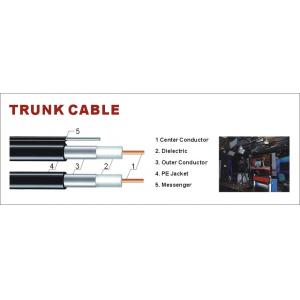 China Seamless Aluminum tube trunk cable 750 with Messenger CATV Distribution Cable wholesale