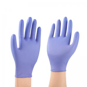 Anti Puncture 510K Composite Nitrile Gloves / Food Service Nitrile Gloves