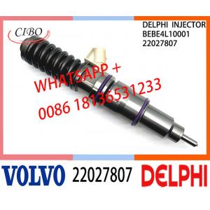 DELPHI injector 22027807 BEBE4L10001 Fuel engine Diesel Injector 22027807 BEBE4L10001  E3.5 for VOVLO MD11 US13