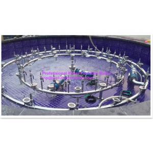 China Led Underwater Lights 2 Rings Programe Fountain 3 Patterns With Pump / Pipe Frame supplier